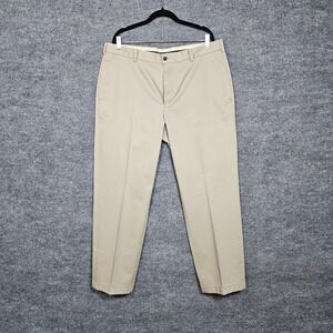 Brooks Brothers Advantage Chino Clark Fit Khaki Pants Mens 38x32 Tan 100011969